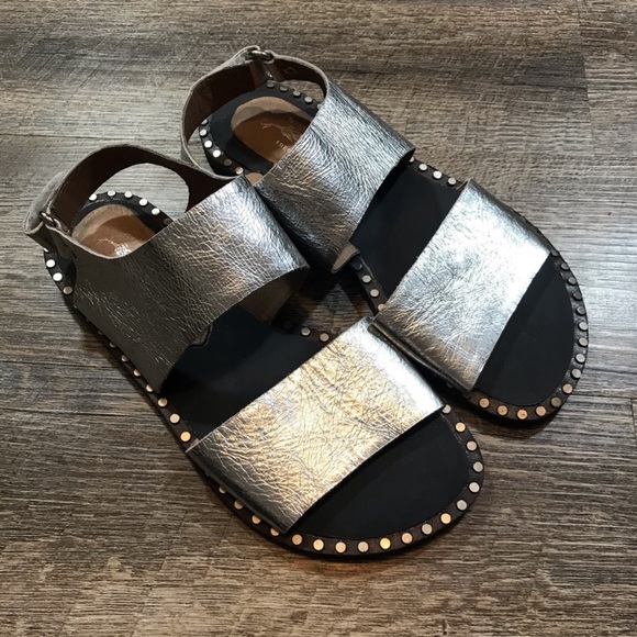 Free People x Jeffrey Campbell silver sandals - Picture 3 of 5